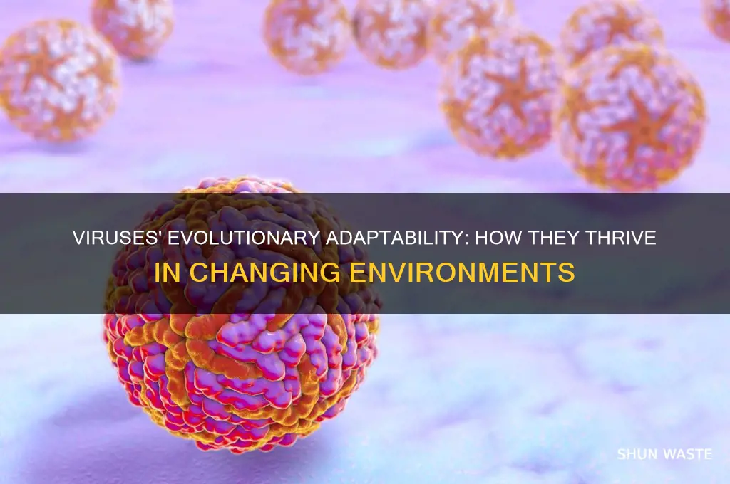 can viruses evolve to their environment