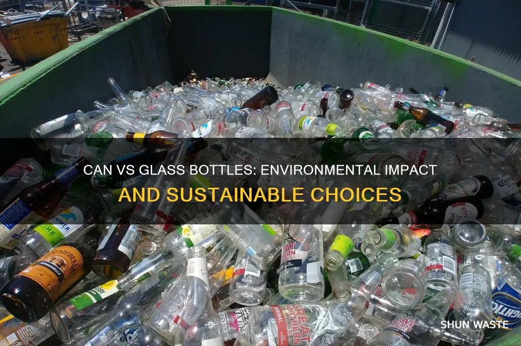 can vs glass bottle environment