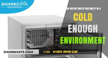 Instant Ice: Can Water Freeze Immediately in Extreme Cold?