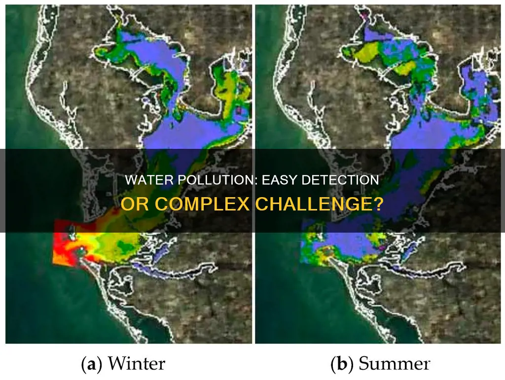 can water pollution be easily detected