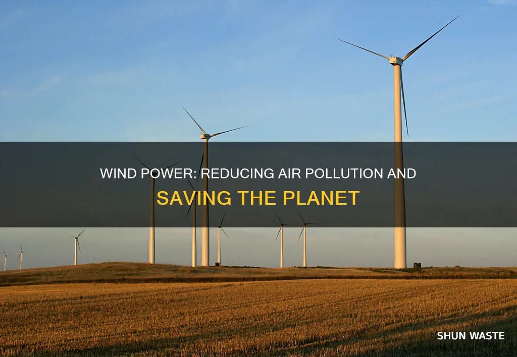 can wind energy reduce air pollution data