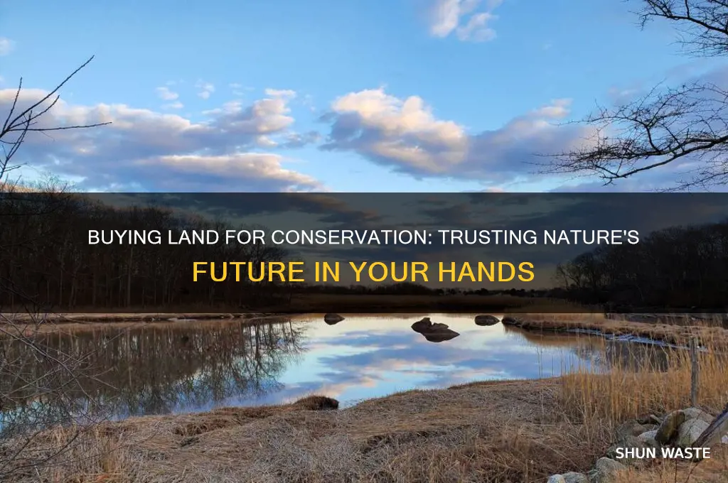 can you buy land and trust it to conserve environments