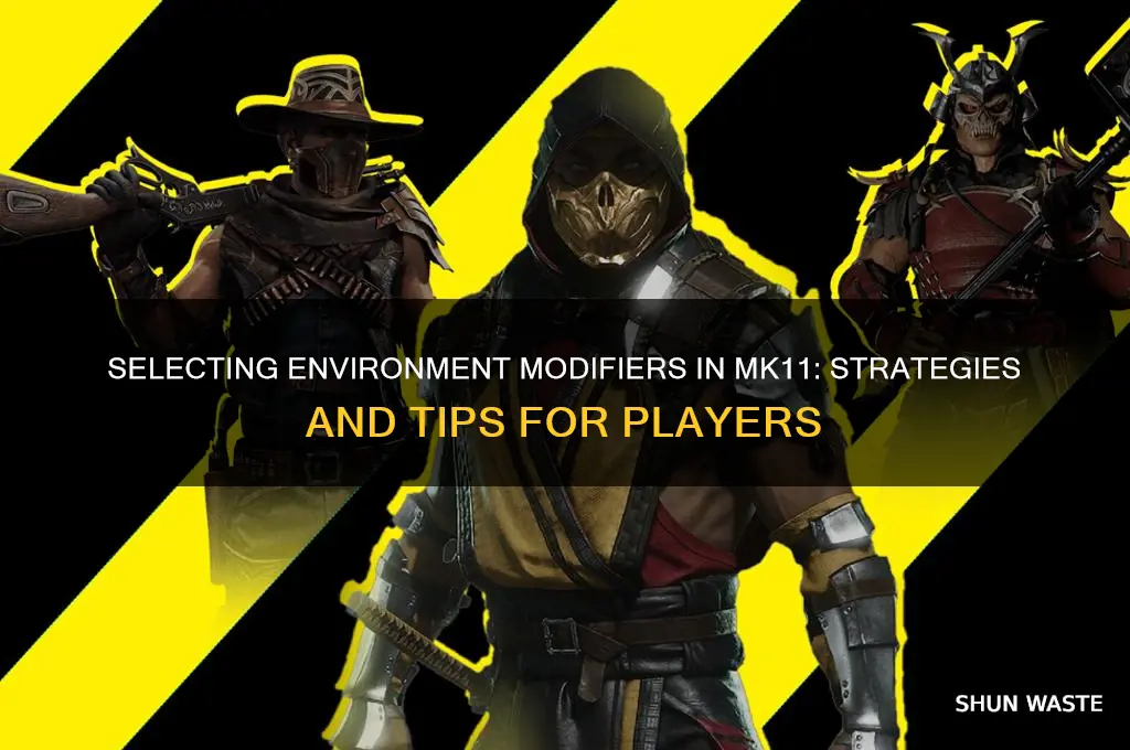 can you choose environment modifiers on mk11