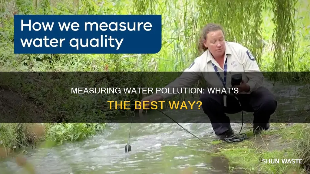 can you measure water pollution