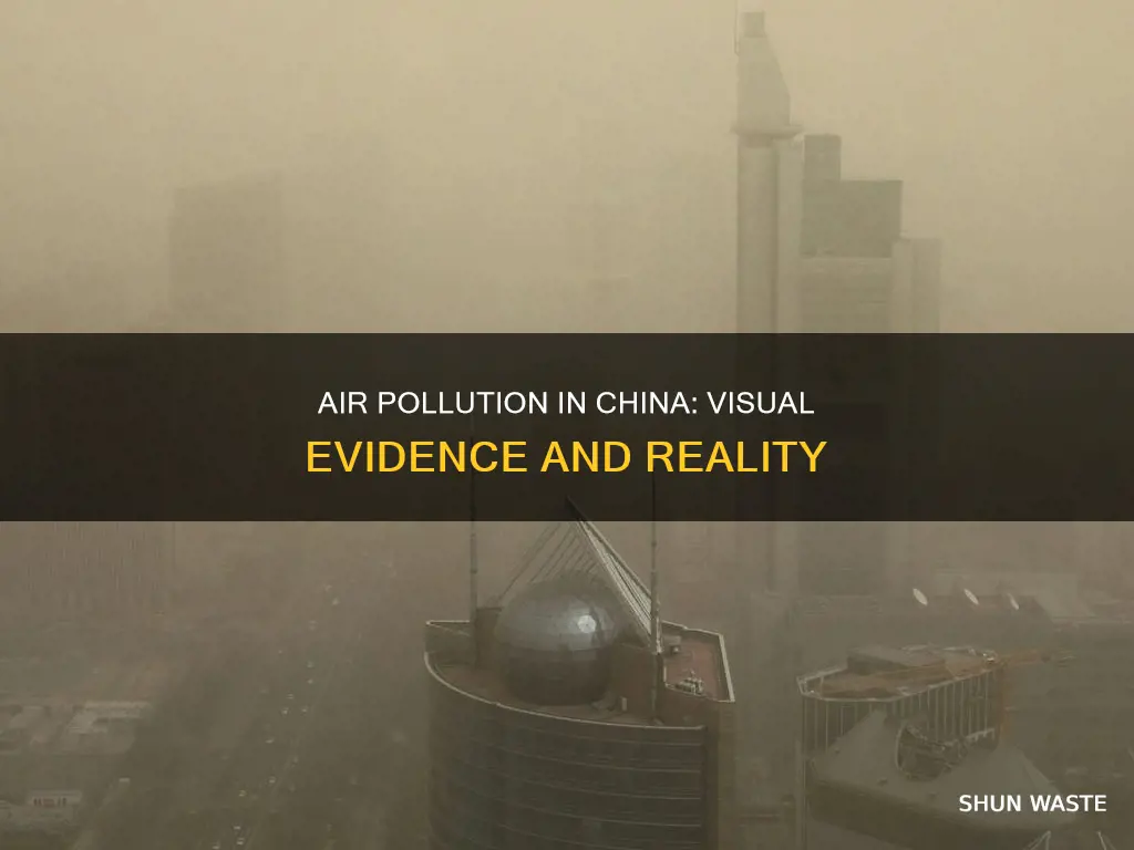 can you show me photographs of air pollution in china