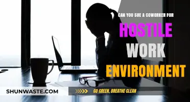 Can You Sue a Coworker for Hostile Work Environment?