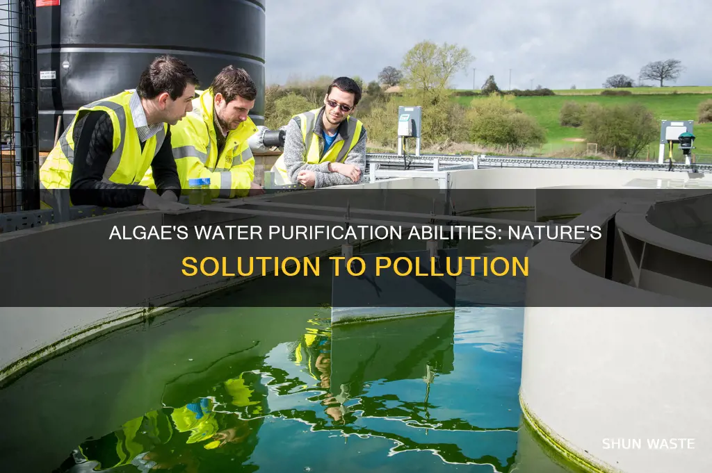 can you use algae to remove water pollutants