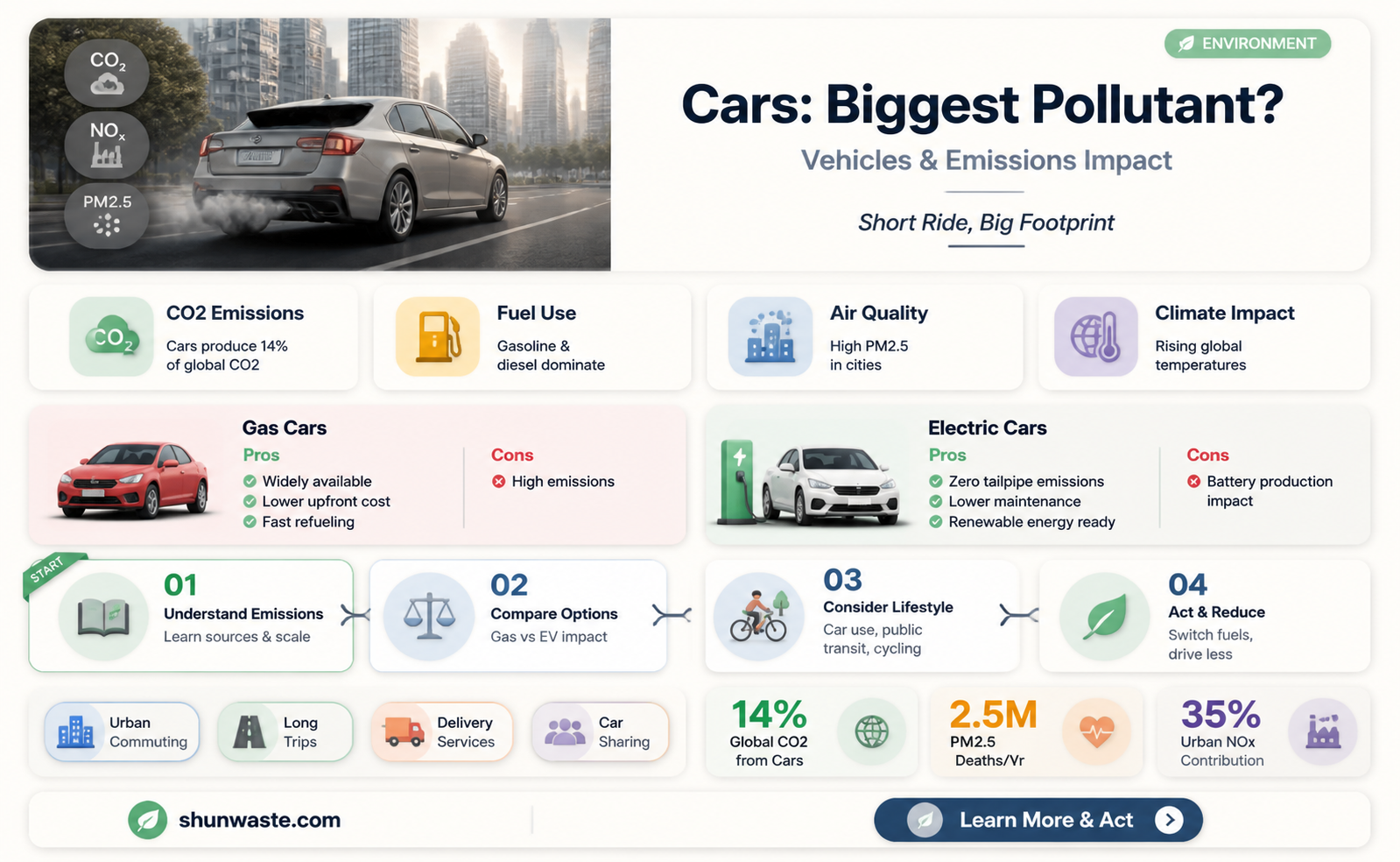 are cars the biggest source of pollutants