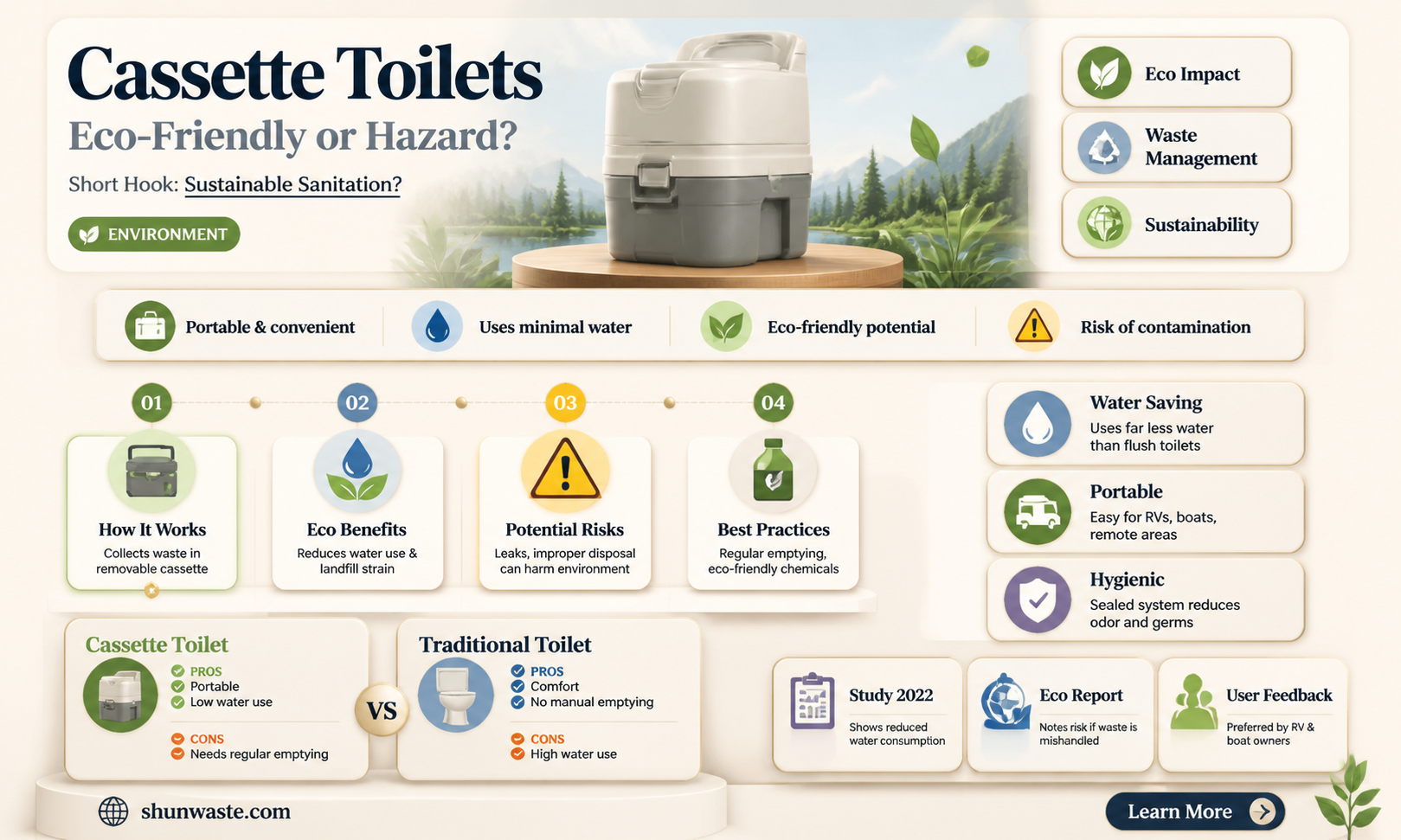 are cassette toilets bad for the environment