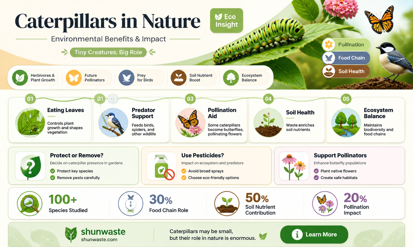 are caterpillars good for the environment