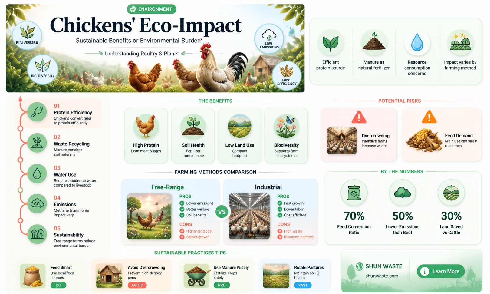 are chickens good for the environment