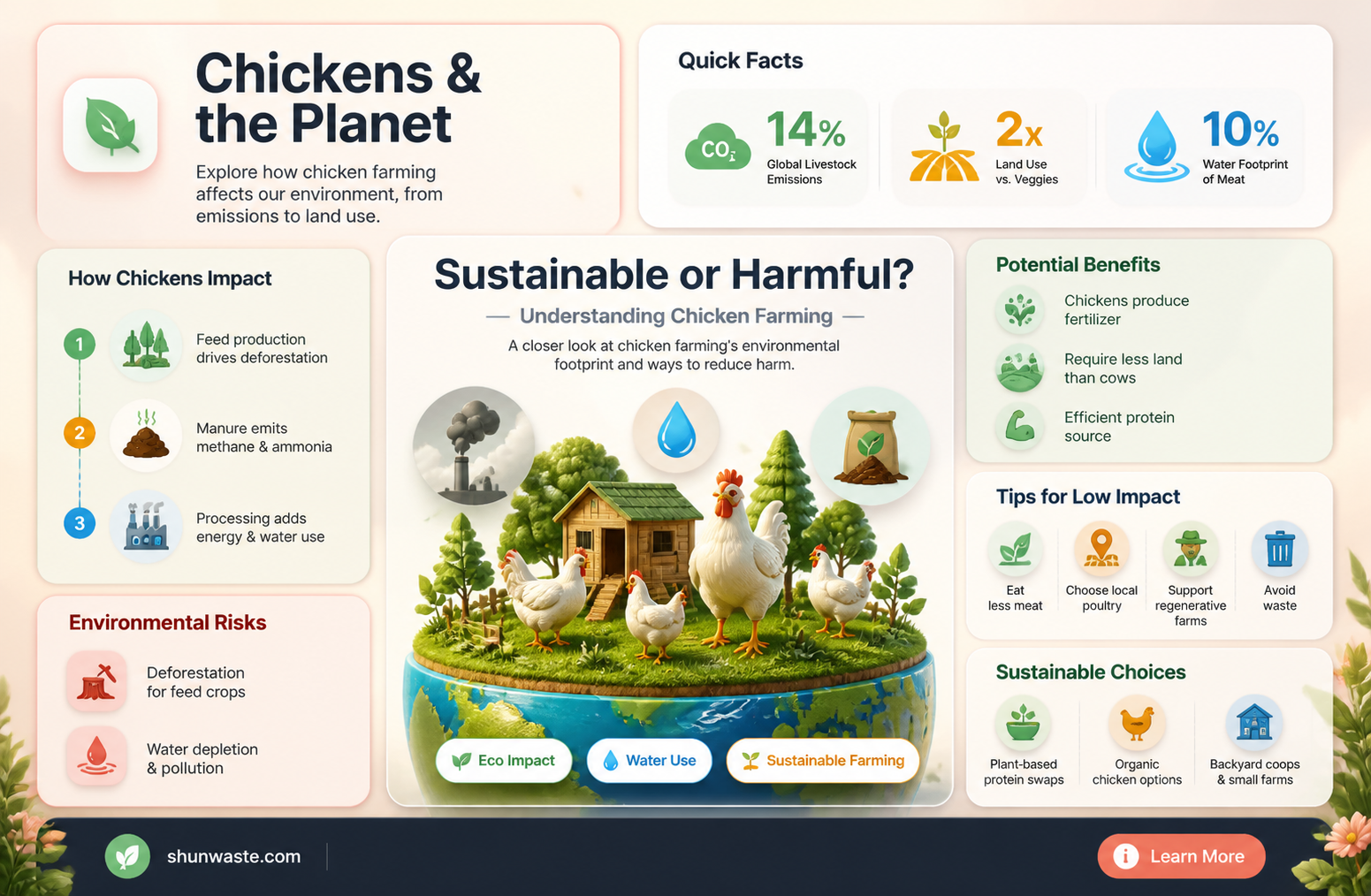are chickens bad for the environment