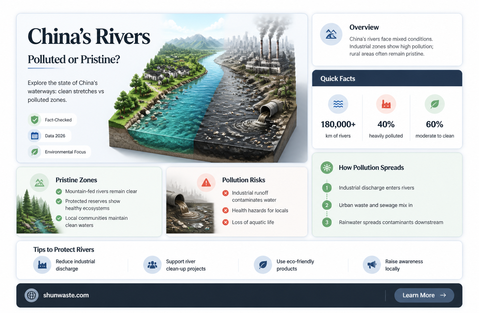 are china rivers polluted