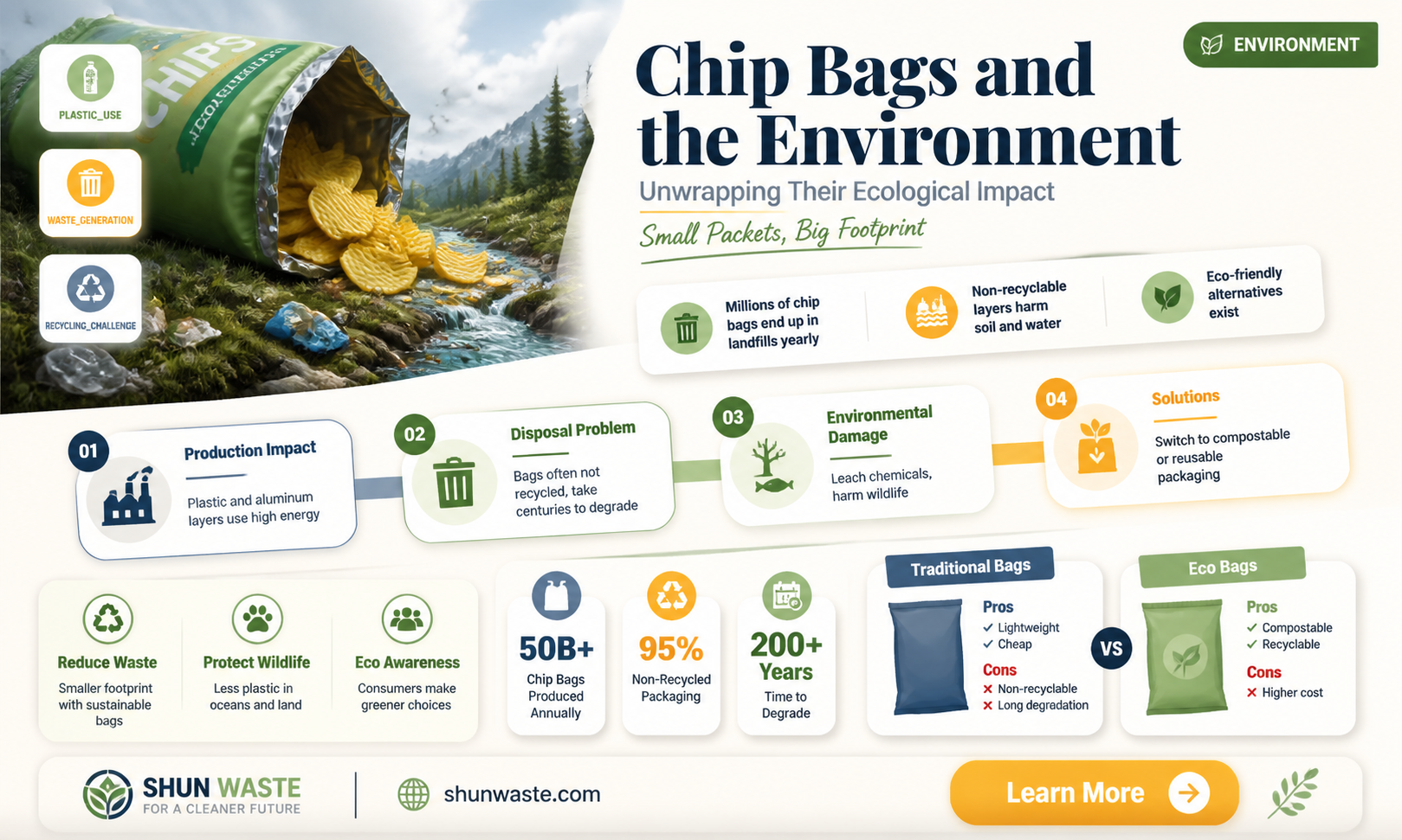 are chip bags bad for the environment