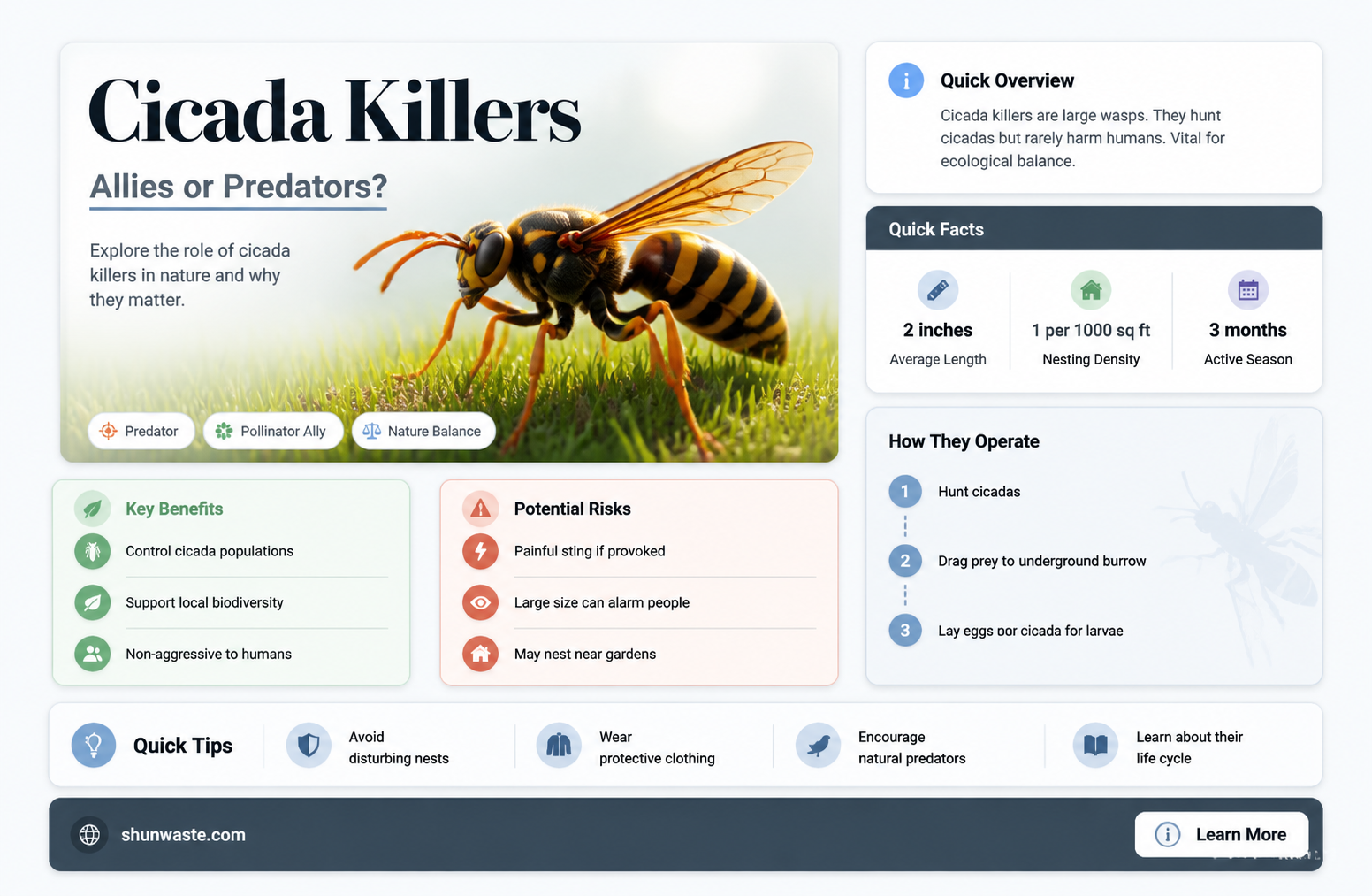 are cicada killers good for the environment