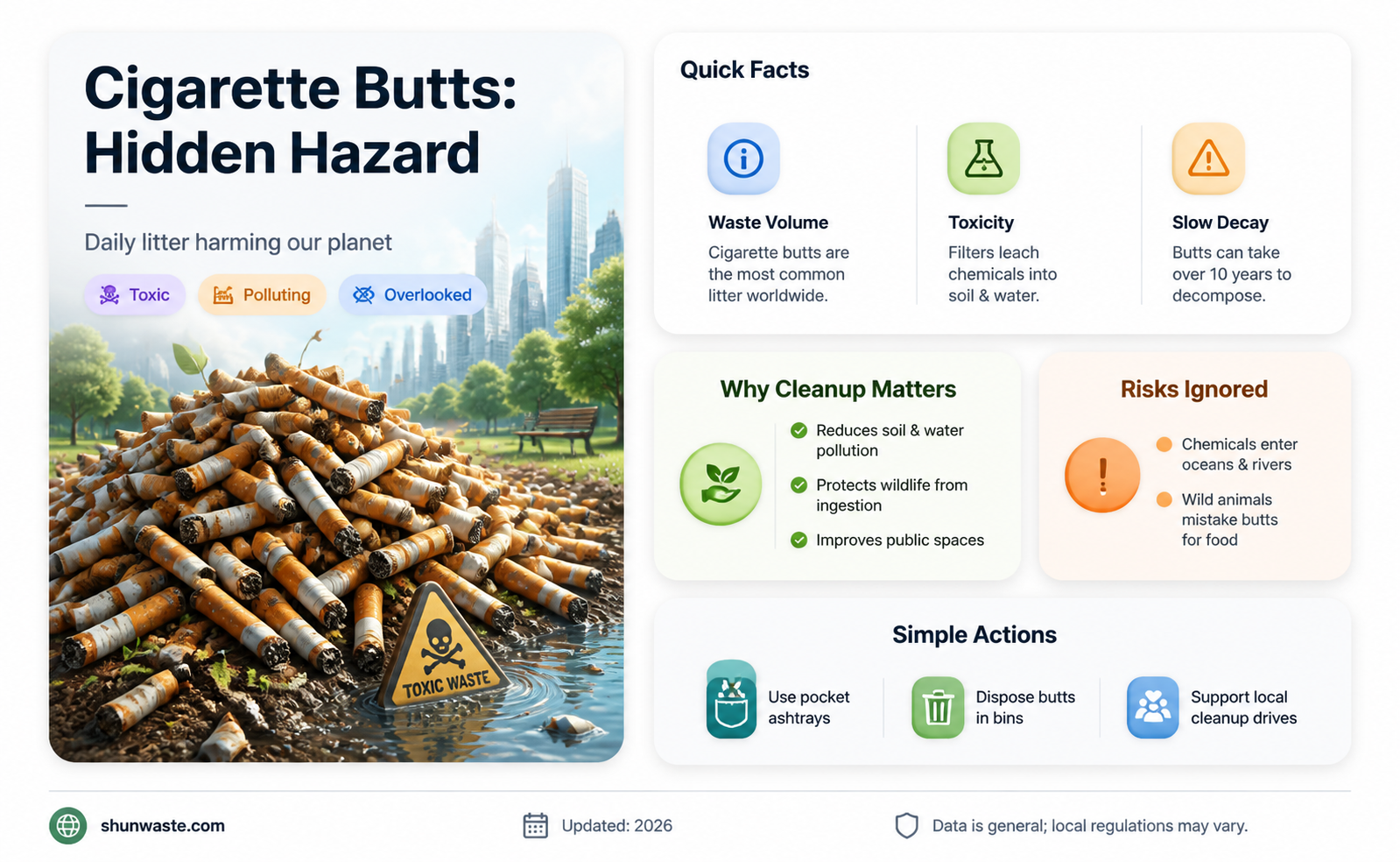 are cigarette butts bad for environment