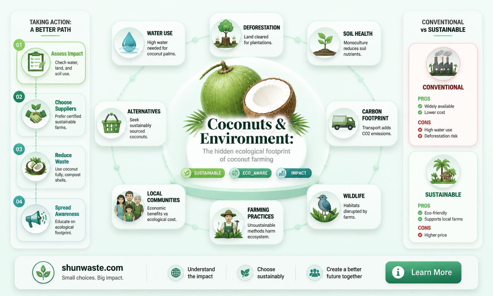 are coconuts bad for the environment