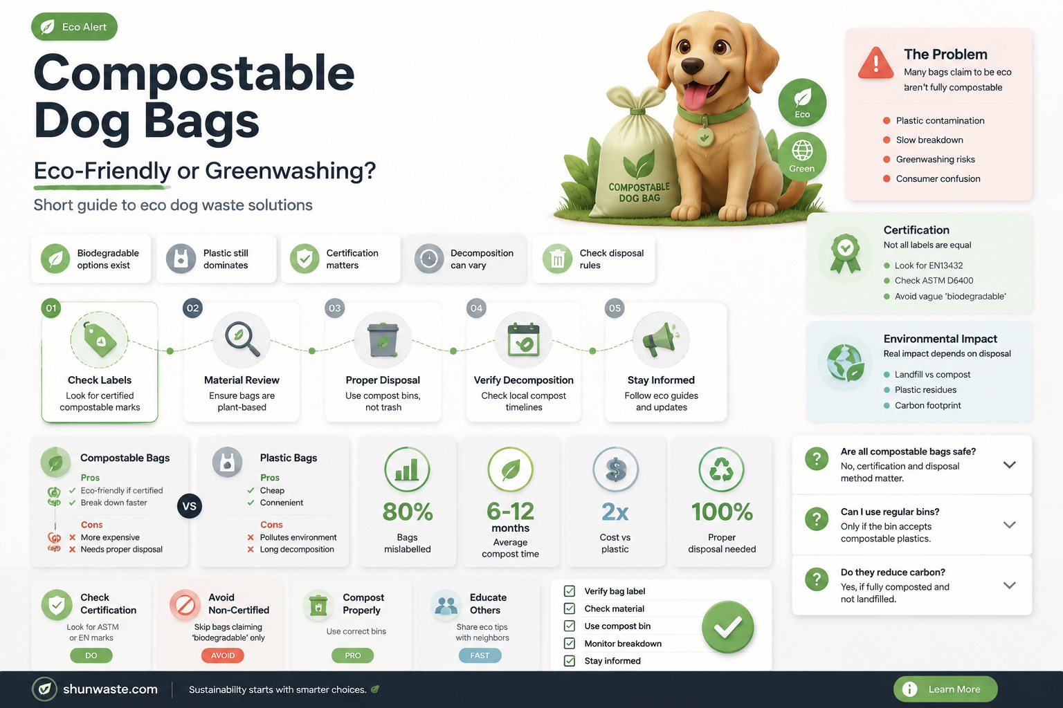 are compostable dog waste bags worth it