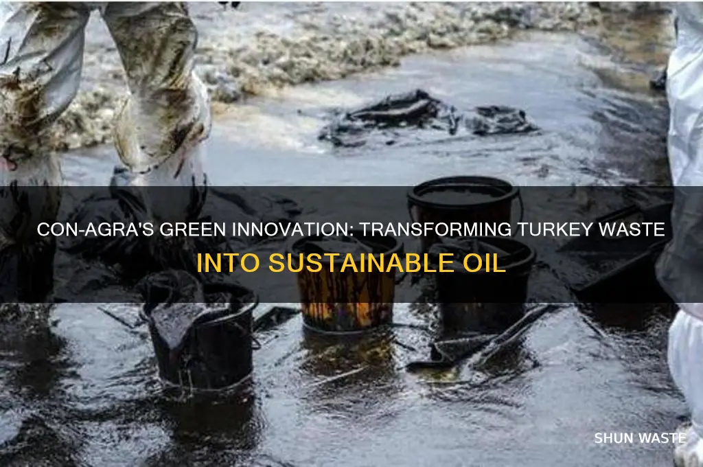 con-agra facility turns turkey waste into oil
