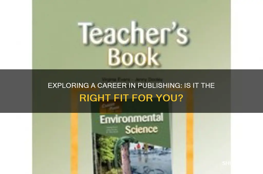 could i work in the publishing environment