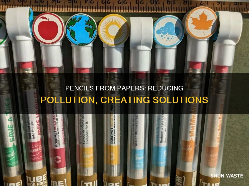 could pencils made from old newspapers reduce pollution