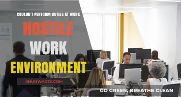 Hostile Work Environment: How It Impaired My Ability to Perform Duties