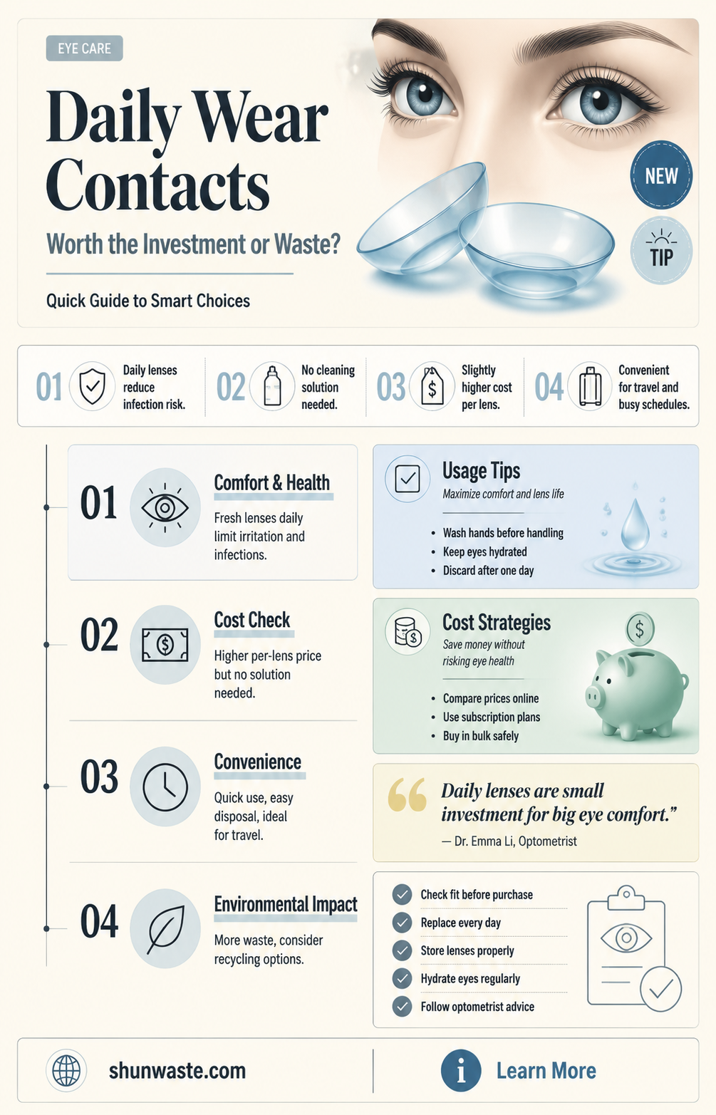 are daily wear contacts a waste of money