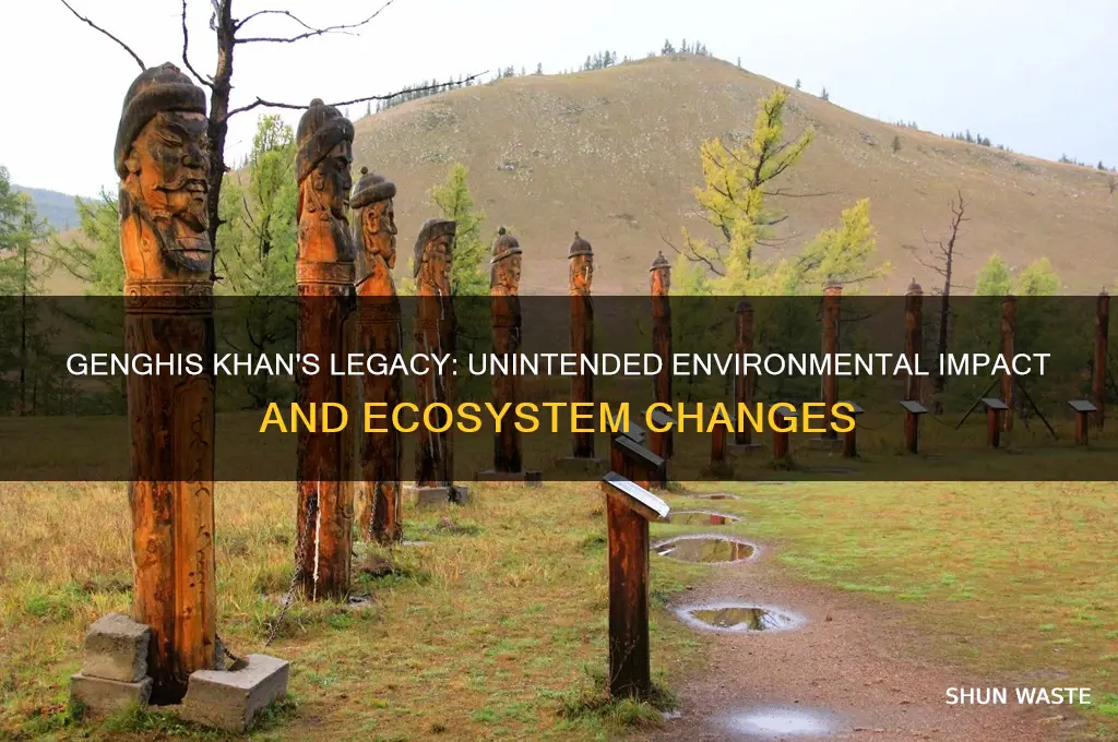 did genghis khan help the environment
