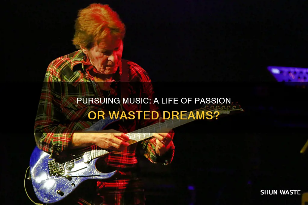did i waste my life pursuing music