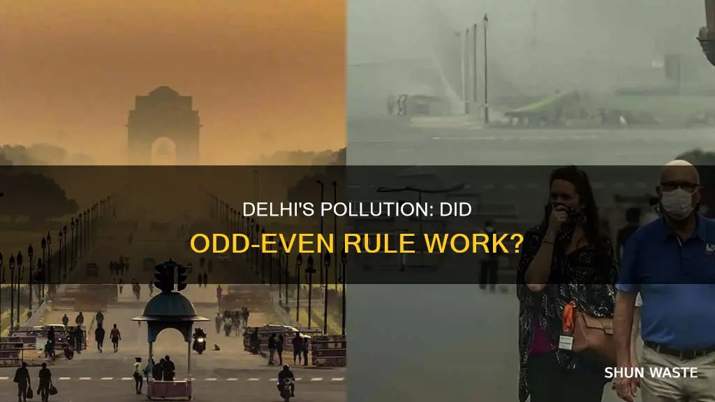 did odd even reduced pollution in delhi