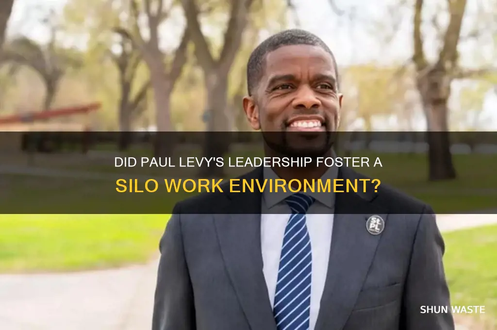 did paul levy promote a silo work environment