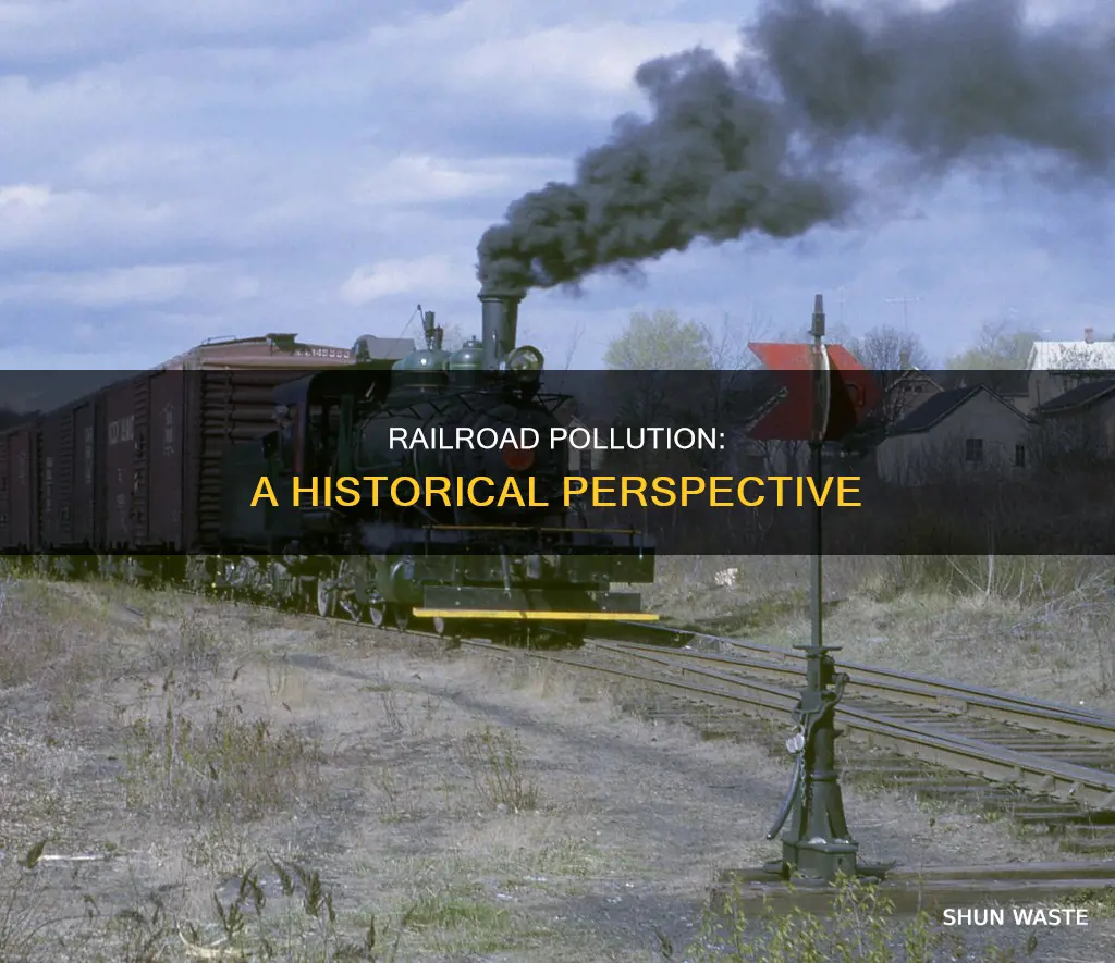 did railroads create pollution