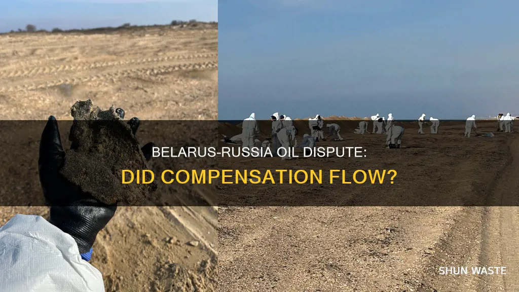 did russia compensate belarus for the polluted oil