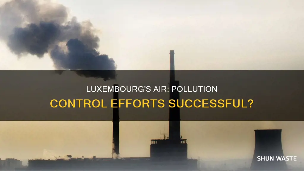 did the efforts to reduce air pollution in luxembourg work