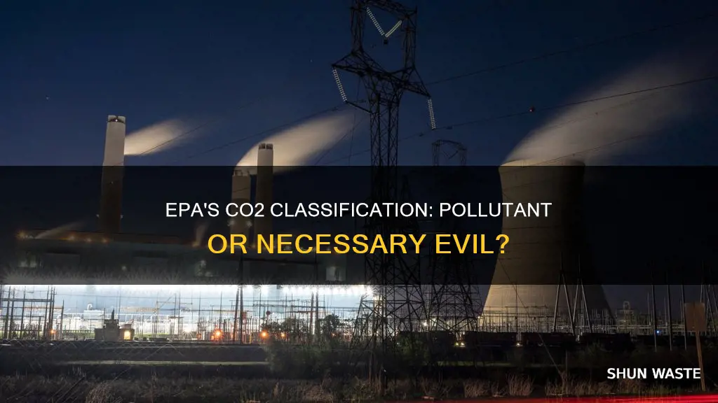 did the epa classify co2 as a pollutant