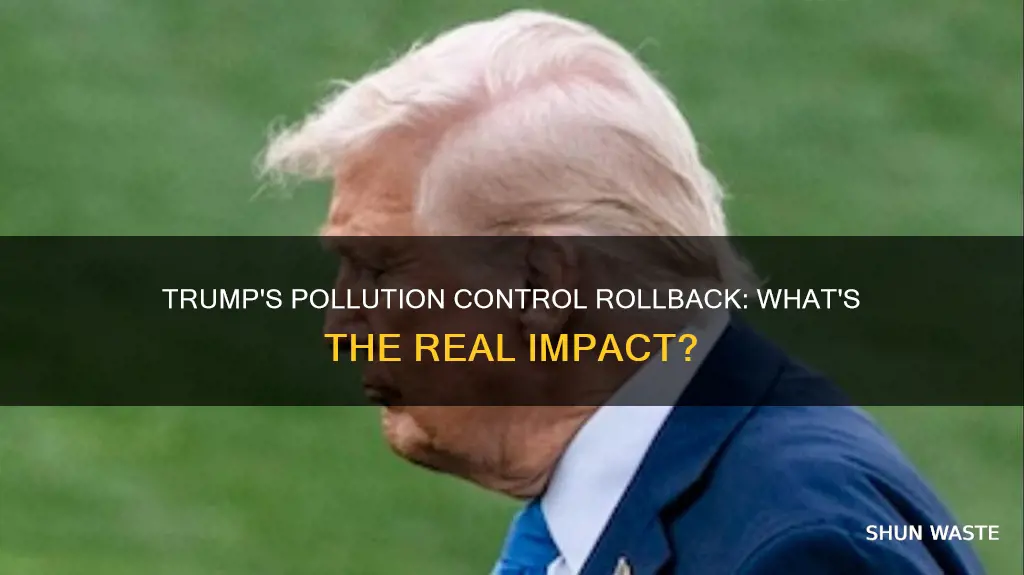 did trump remove pollution control