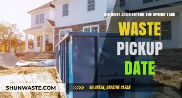 West Allis Spring Yard Waste Pickup: Extended Date Confirmed