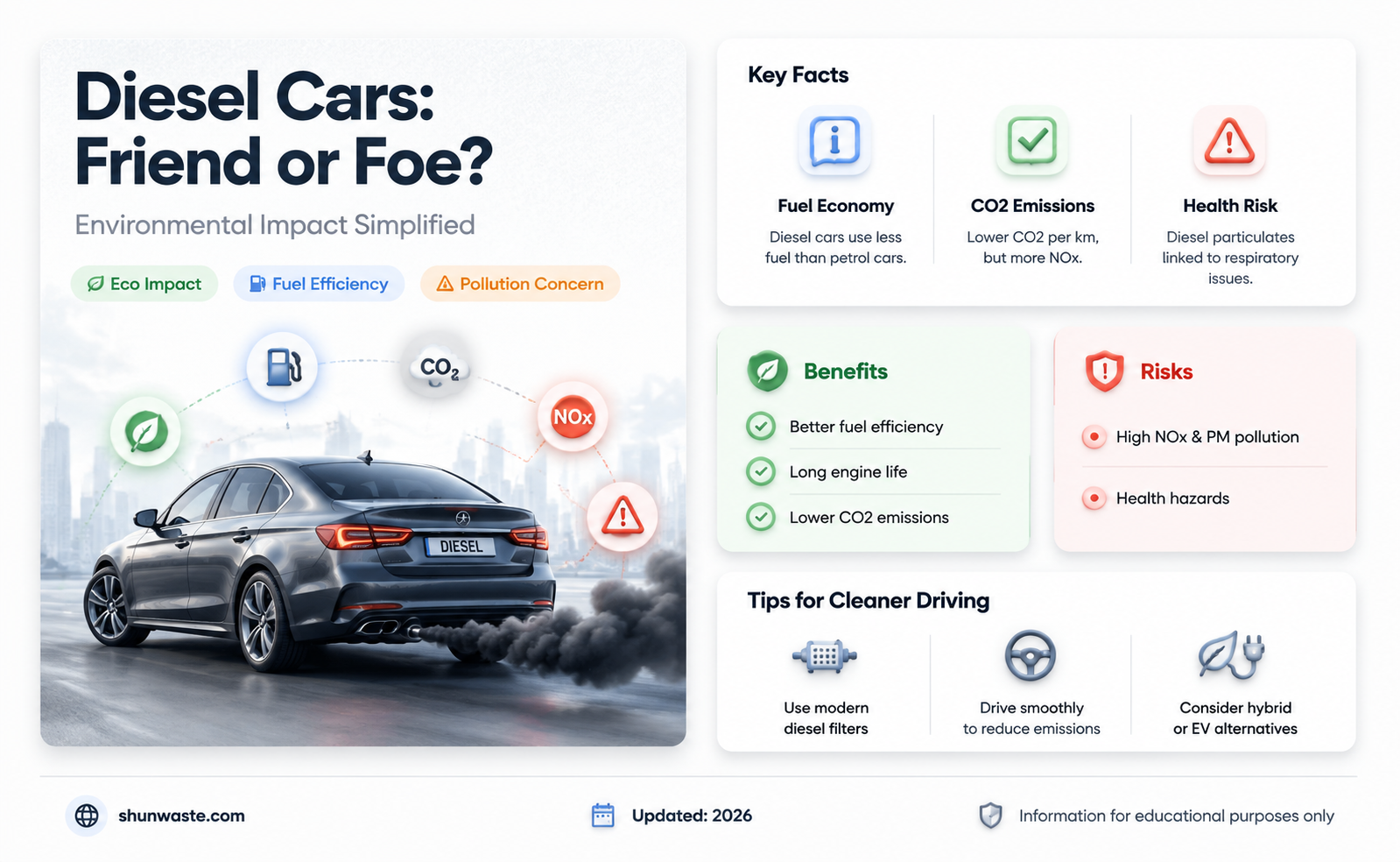 are diesel cars good for the environment