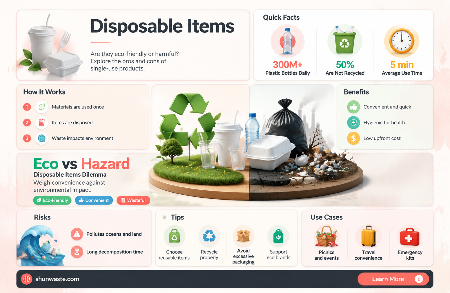 are disposable items good for environment
