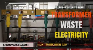 Do Step-Down Transformers from 440V to 220V Waste Electricity?