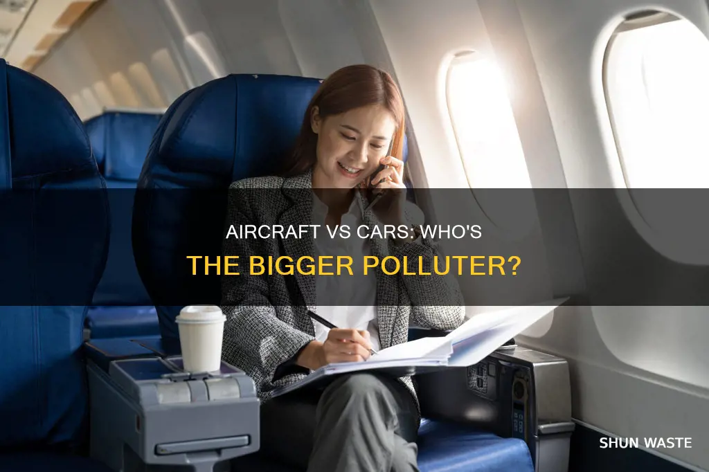 do aircraft pollute more than cars