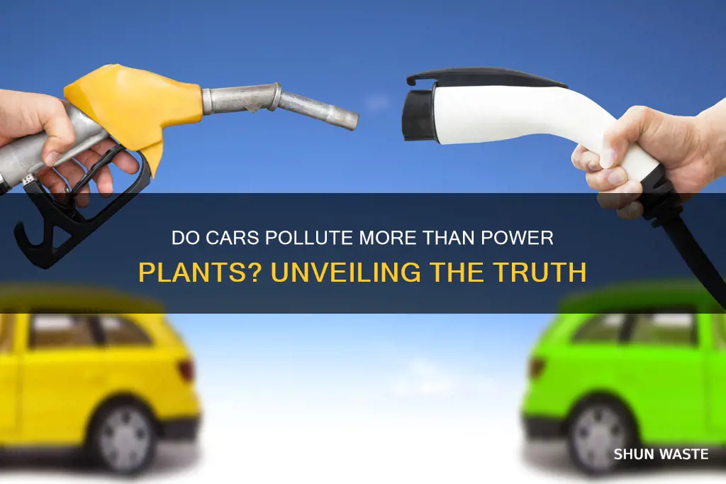 do automobile cause more pollution than natural gas power plants