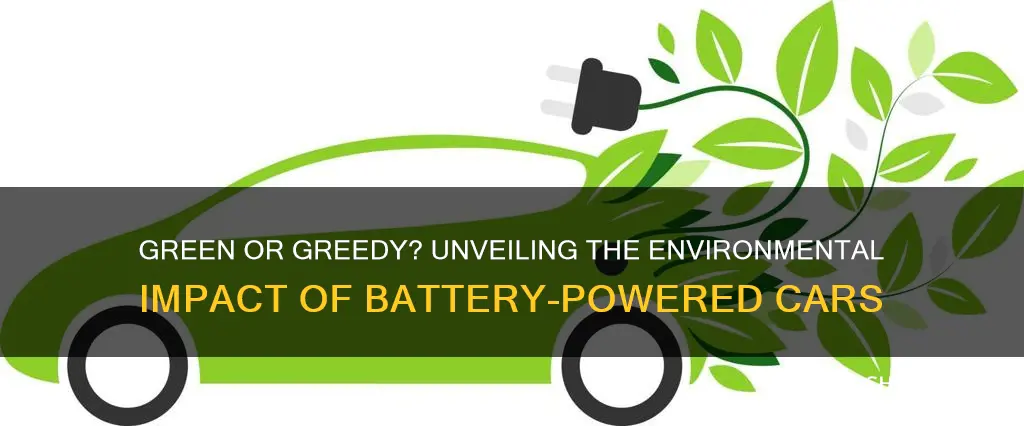 do battery powered cars cause pollution