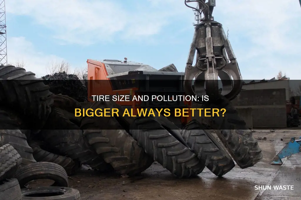 do big tires pollute