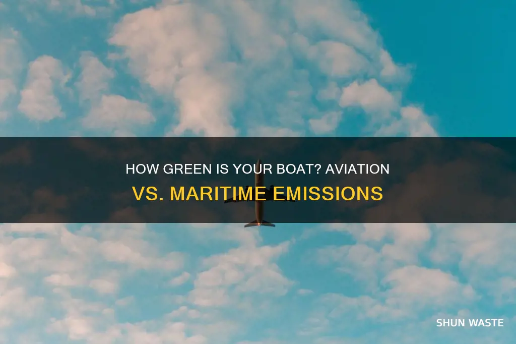 do boats pollute more than planes