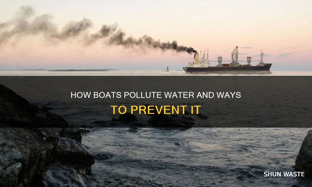 do boats pollute the water