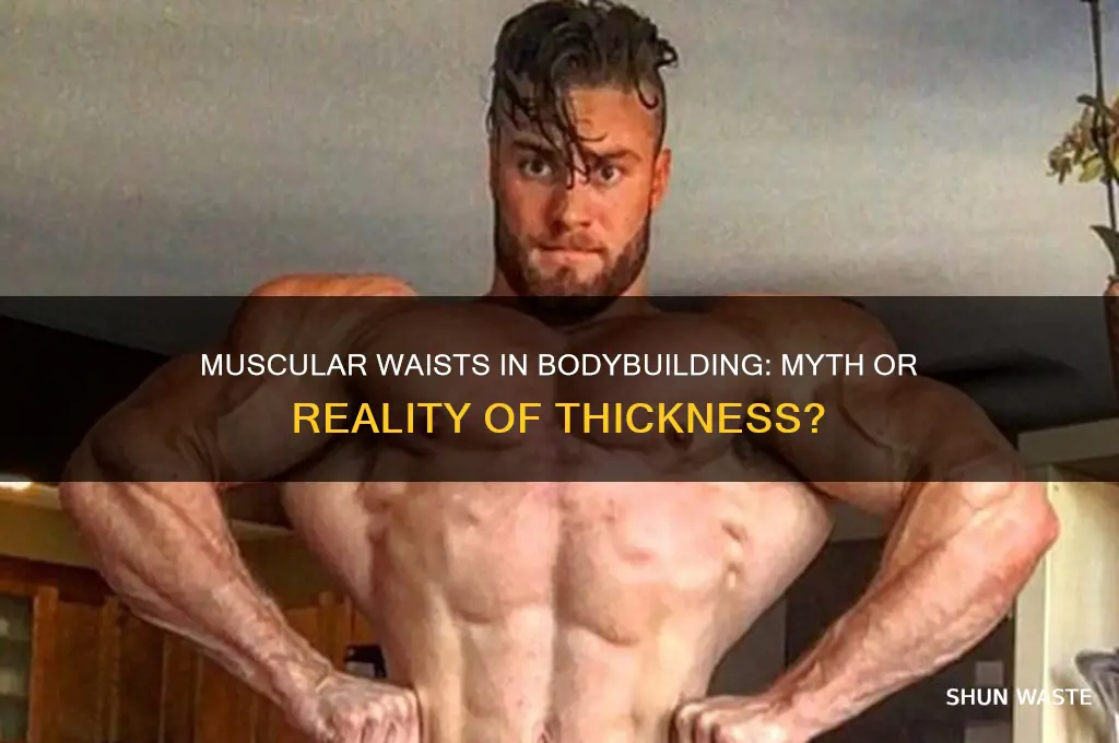 do body builders have thicker wastes but muscular