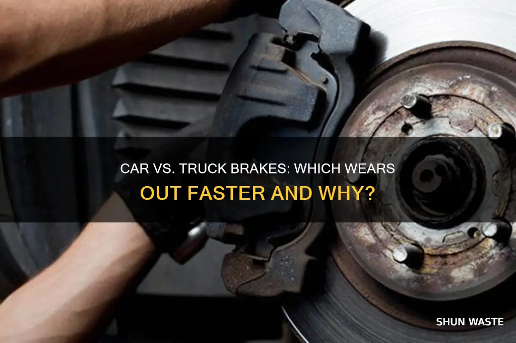 do car brake waste faster than trucks