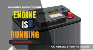 Do Car Lights Drain Battery Power While Engine Runs?