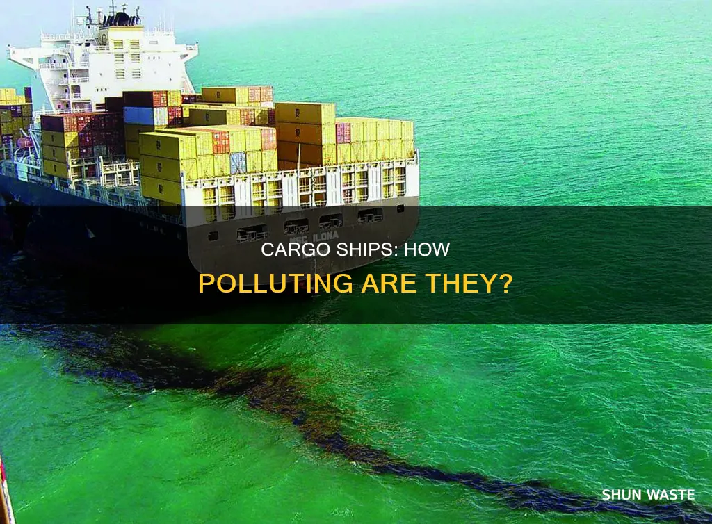 do cargo ships put off much pollution